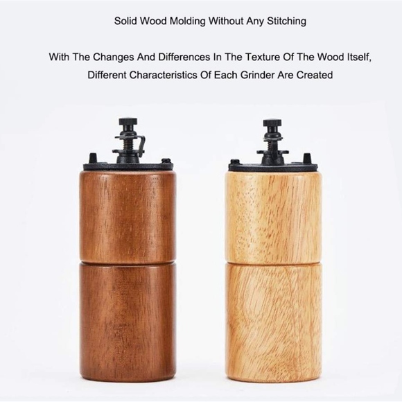 AKIRAKOKI Manual Coffee Grinder Wooden Cast Iron Burr - Picture 8 of 16